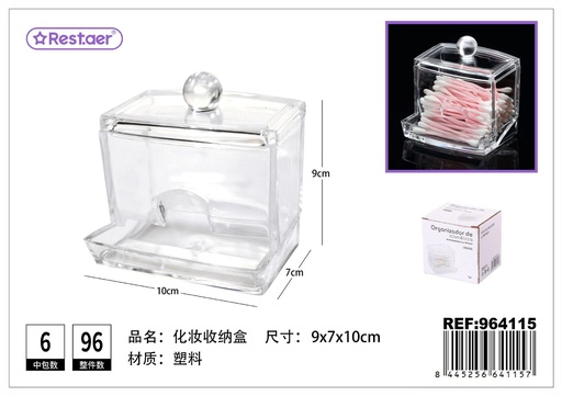 [964115] Organizador de cosméticos 9*7*10cm transparente para maquillaje