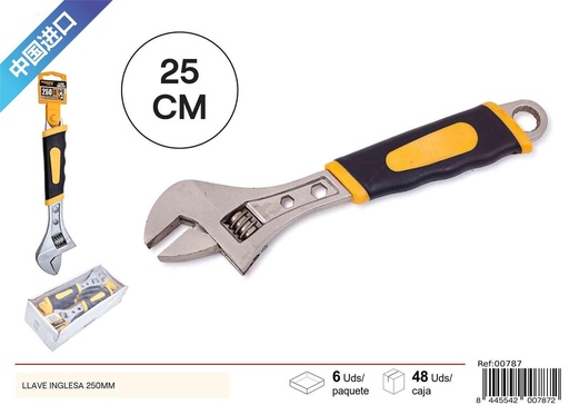 [00787]  llave inglesa de 250 mm - Herramientas de ferretería