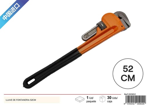 [00902] Llave de fontanería 24 pulgadas 52 cm - Herramientas de ferretería