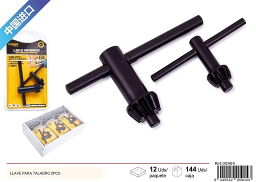 [00904] llave para taladro 2 piezas - Herramientas de ferretería