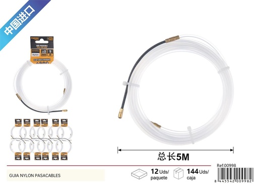 [00998] GUIA NYLON PASACABLES 3mm*5m - Artículos eléctricos