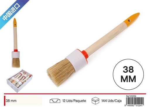 [01224] Brocha de pintura 40mm - Herramientas de ferretería y pintura