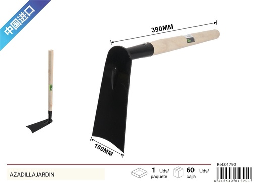 [01790] Aazada de jardín de 35cm con mango de madera - Herramientas de jardín