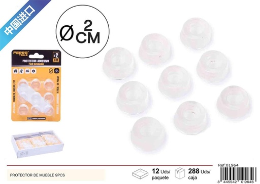 [01964] Protector de Mueble 9Pcs - Accesorios para Muebles
