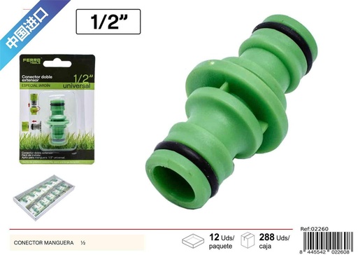 [02260] Conección de manguera ½ - Accesorios de jardín