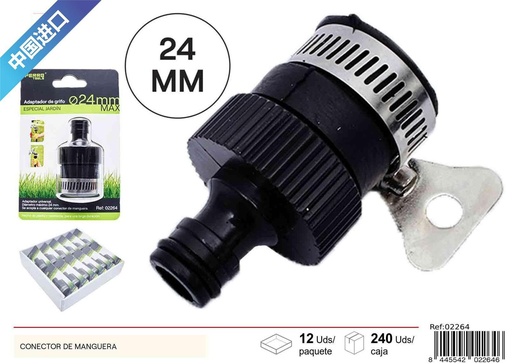 [02264] Coneector de manguera - Accesorios de jardín y mangueras