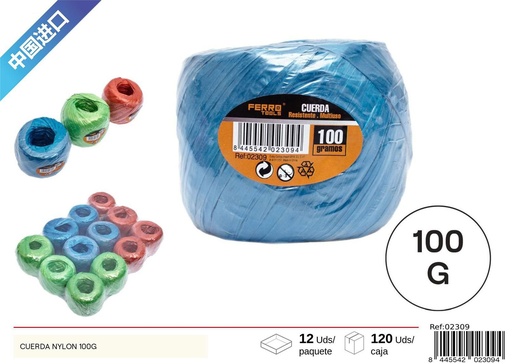 [02309] Cuerda nylon 100g - Accesorios de jardinería