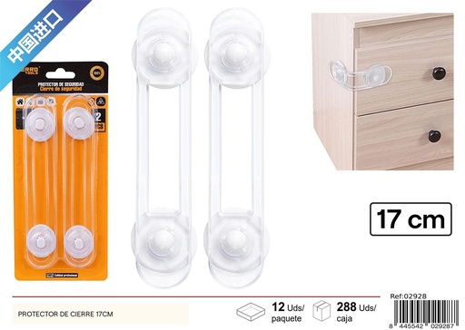 [02928] Protector de cierre 17 cm - Accesorios para muebles