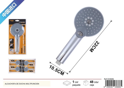 [03686] Alcachofa de ducha multifunción - Accesorios de baño