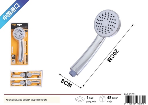 [03701] Alcachofa de ducha multifunción - Cubos de baño y grifería