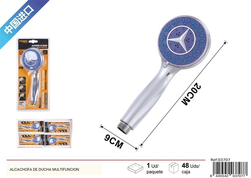 [03707] Alcachofa de ducha multifunción con interruptor - Accesorios de baño