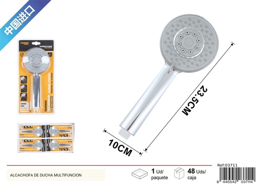 [03711] Alcachofa de ducha de tres funciones - Accesorios de baño