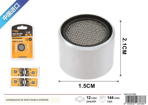 [03768] Filtro para grifo ahorro de agua 1 pieza - Accesorios de fontanería