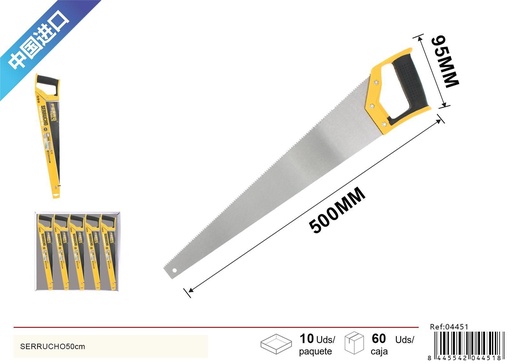 [04451] Serrucho 50 cm - Herramientas para madera