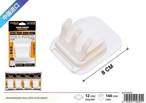 [04845] Organizador para cepillo de dientes - Accesorios de ferretería