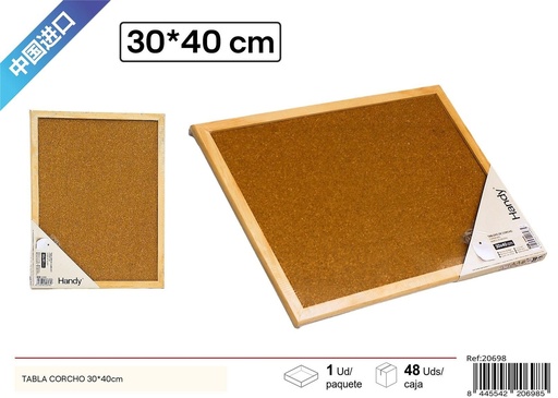 [20698] Tabla de corcho 30*40cm - Papelería y manualidades