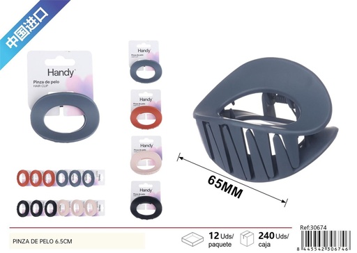 [30674] Pinza de pelo (set de 3) 8 cm - Accesorios de belleza