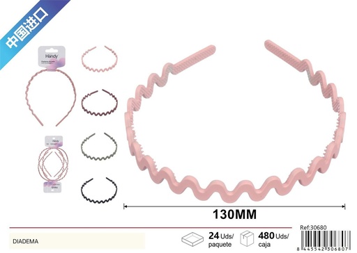 [30680] Diadema de acabado mate - Accesorios de belleza