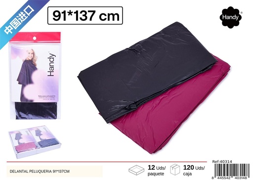 [40314] Delantal de peluquería 91x137 cm - Accesorios de peluquería y belleza