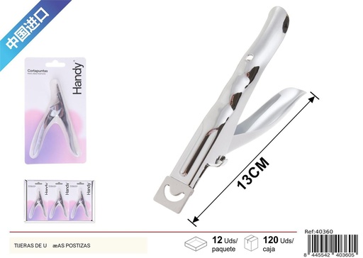 [40360] Tijeras para uñas postizas - Herramientas de belleza