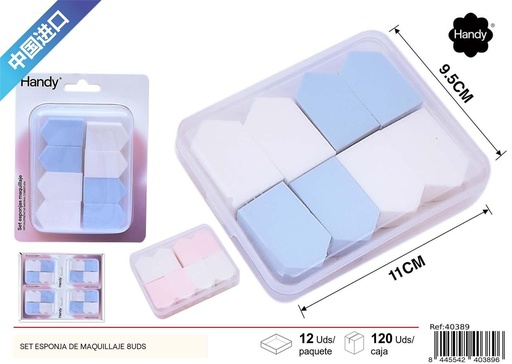 [40389] Set de esponja de maquillaje 8 uds - Accesorios de belleza