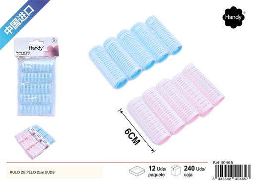 [40465] Rulo de pelo 2cm 5 piezas - Accesorios de peluquería