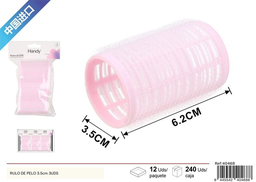 [40468] Rulo de pelo 3.5cm 3 piezas - Accesorios de peluquería