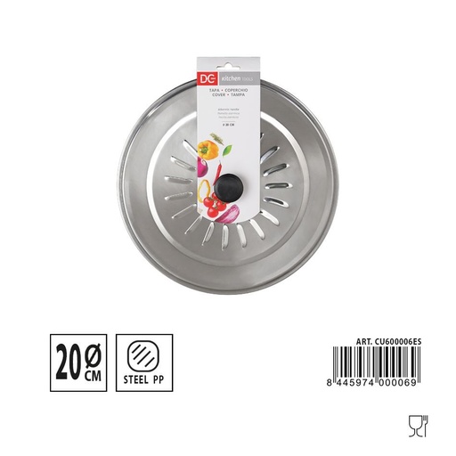 [A000113] Tapa de sartén 20cm - Accesorios de cocina