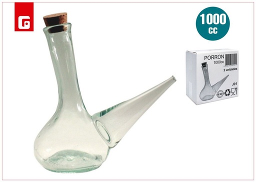 [180858521] Porrón de vidrio 1000cc - Utensilios de cocina