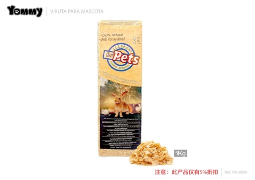 [YM0000] Juguete de viruta 1 kg 00106 - Comida para roedores