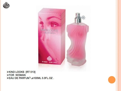 [P2750007] Colonias Real Time Kindlooks EDT mujer 100ml - Perfumes