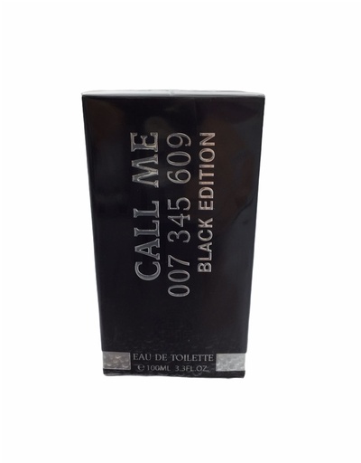[8715658350514] Perfume Call Me Black Edition para Hombre 100ml - Fragancia masculina cautivadora