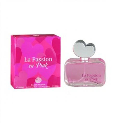 [8715658360032] Perfume La Passion en Pink para Mujer 100ml - Fragancia femenina romántica