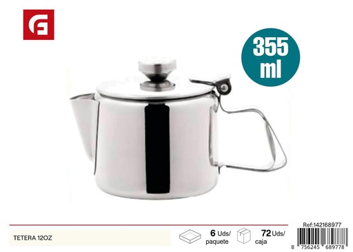 [142168977] Tetera de acero inoxidable 12OZ - Utensilios de cocina