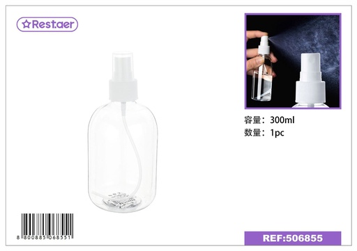 [506855] Botella de spray 300ml para productos de belleza y viajes