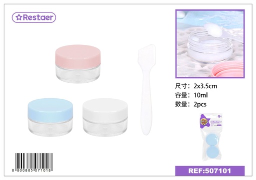 [507101] Tarro para crema 10 ml - Envases cosméticos