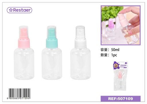 [507109] Botella de spray 50ml para líquidos y productos de belleza