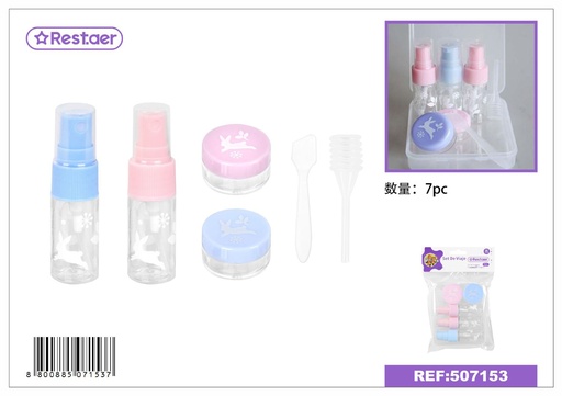 [507153] Set de viaje 7 piezas - Accesorios de belleza