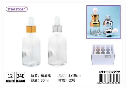 [507272] Botella con cuentagotas 30ml - Accesorios de belleza