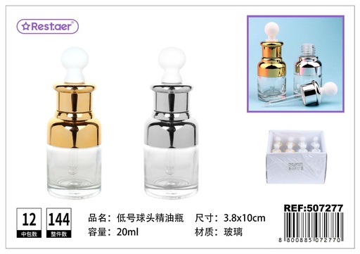 [507277] Botella con cuentagotas 20 ml - Envases y frascos para viaje