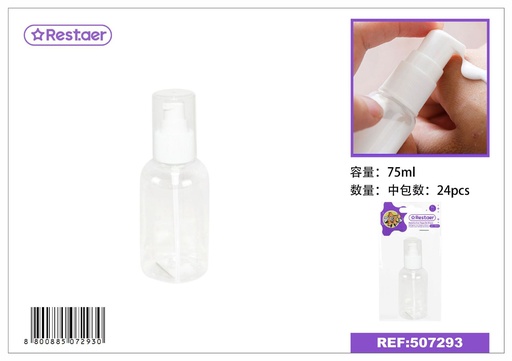 [507293] Botella con dosificador 75ml - Accesorios de belleza