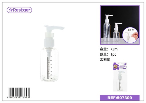 [507309] Botella con dosificador 75ML - Accesorios de belleza