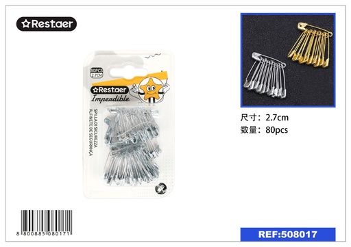 [508017] Imperdible 2.7cm 80pcs accesorios de costura
